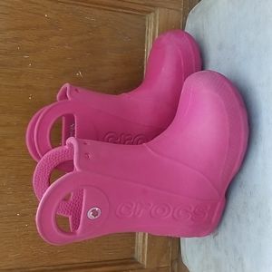 Crocs Rainboots, c8, pink